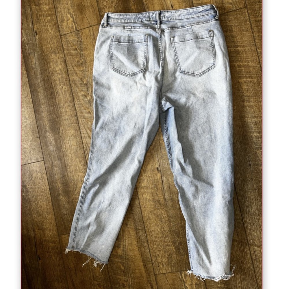 Free People CRVY High-Rise Vintage Straight Jeans - Picture 4 of 5